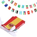 Produktbild: Anley 100 Länder Fahne, Internationales Wimpelbanner, Dekoration zur Eröffnung, Sportbar, Party-Events - 82 Fuß 100 Fahnen