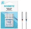 Produktbild: SCHMETZ Nähmaschinennadeln | 5 Overlocknadeln | ELX705 SUK | Nadelstärke 80/12 (x2) und 90/14 (x3)