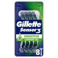 Produktbild: Gillette Sensor3 Sensitive 8er SRP