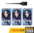 Produktbild: Schwarzkopf LIVE U67 Blue Mercury Intense Pigment Permanent Haarfarbe 3er Pack