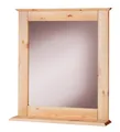 Produktbild: welltime Badspiegel Venezia Landhaus/Sund, Badmöbel, Breite 58 cm, Rahmen aus Massivholz
