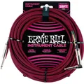 Produktbild: Ernie Ball EB6062 Instrumentenkabel, schwarz/rot 7,62m | Neu