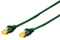 Produktbild: DIGITUS Patchkabel, Kat. 6A, S/FTP, 0,5 m, grün, Set
