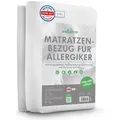 Produktbild: Encasing Premium Milbenbezug Matratzen ǀ Allergiker Matratzenschoner Welldora, fachärztlich getestet, Allergiker Bettwäsche mit Reissverschluss 360° 140 cm x 200 cm x 28 cm