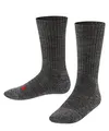 Produktbild: FALKE Unisex Kinder Socken Active Warm K So Wolle Funktionsmaterial dick atmungsaktiv einfarbig 1 Paar, Grau Asphalt Melange 3180, 39-42