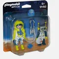 Produktbild: Original PLAYMOBIL® Spaces 9492 - Duo Pack Astronaut Und Roboter
