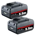 Produktbild: 2x 18V 5,5Ah Ersatzakku Für Einhell Akku Power X-Change Lithium PXC LED New
