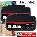 Produktbild: 2 Pack 5,5Ah Ersatzakku Für Einhell Akku 18V Power X-Change PXC Lithium Batterie