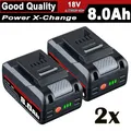 Produktbild: 2x 18V 8,0Ah Original Ersatzakku Für Einhell Akku Power X-Change Lithium PXC LED