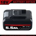 Produktbild: 18V 5,5Ah Ersatzakku Für Einhell Akku Power X-Change Lithium PXC LED New