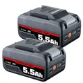 Produktbild: 2 Stücke 18V, 5,5Ah Für Einhell System Akku Power X-Change Lithium Ionen Akku