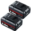 Produktbild: 2xFür Einhell Akku POWER X-CHANGE 18Volt 5,5Ah Lithium-Ionen Ersatzakku Batterie