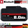 Produktbild: 8,0Ah Akku Für Einhell 18V Ersatzakku POWER X-CHANGE Lithium PXC Batterien