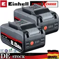 Produktbild: 2X 8,0Ah Ersatzakku Für Einhell Akku 18V Power X-Change PXC Li-Ion LED 3-LED