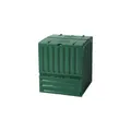 Produktbild: Garantia ECO-King Komposter 600 L grün 2 großen Einfüllklappen 80 x 80 x 95cm
