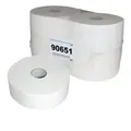 Produktbild: Toilettenpapier Brod, Jumborolle, hochweiß, 100 % Zellstoff, 2-lagig, 2.000 Blatt, 360 m, 6 Rollen im Folienpack
