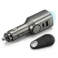 Produktbild: Auto Alarmanlage 12–24V PIR Bewegungsmelder Plug-in Grau