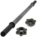Produktbild: MAXXIVA Hantelstange 120 cm schwarz Langhantel Sternverschluss Gewichtsstange
