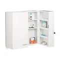 Produktbild: Relaxdays Medikamentenschrank XXL Premium, HxBxT 53 x 53 x 20 cm, weiß