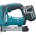Produktbild: Makita Akku-Tacker DST221RTJ, 18 Volt, Elektrotacker, blau