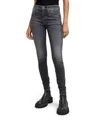 Produktbild: G-STAR Damen 3301 Skinny Jeans, Schwarz (Faded Black Magnet D05175-A634-C239), 26W / 30L
