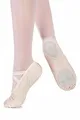 Produktbild: tanzmuster Ballettschuhe Mädchen - Toni - Leder - Geteilte Ledersohle - Ballettschläppchen für Kinder - beige Tanzschuhe fürs Ballett, Sandfarben, 34