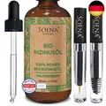 Produktbild: EINFÜHRUNGSANGEBOT - 100% BIO RIZINUSÖL Kaltgepresst & Rein | Haare Wimpern H