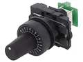 Produktbild: XB5AD912R1K Potentiometer 22mm Harmony XB5 -40-70°C Bel: Fehlen Ø22mm SCHNEIDER