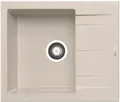 Produktbild: PYRAMIS Spüle ALAZIA 59x50 in BEIGE mit Excenterbedienung / Granitspüle / Ste...