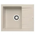 Produktbild: Pyramis kleine Pyragranit Einbauspüle 60 cm 1 Becken beige