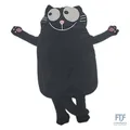 Produktbild: moses. Ed, the Cat Wärmflasche mit Bezug, Wärmflasche mit weichem Überzug im sch