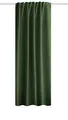 Produktbild: HOMEbasics 85970 | Akustikvorhang ACUSTICO mit Dim-Out-Stoff, Farbe:Oliv, Größe:225 x 135 cm