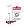 Produktbild: HUDORA Tri-Scooter, bordeaux| cityroller | roller | tretroller | kinderroller