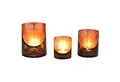 Produktbild: Marrakesch Orient & Mediterran Interior Teelichthalter 3er Set Orientalische Deko Windlicht Teelichthalter Yulet Schwarz, Handarbeit