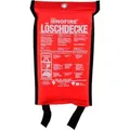 Produktbild: Löschdecke 120 x 120cm NOFIRE DIN EN 1869 Poly-Bag