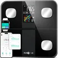 Produktbild: Körperfettwaage digital 180kg App Bluetooth Personenwaage Gesundheit