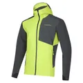 Produktbild: La Sportiva Wanderjacke Descender Storm (geruchshemmend und antibakteriell behandelt) limegelb/grau Herren, Größe: M