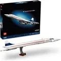 Produktbild: LEGO Icons Concorde Modellflugzeug, Modellbausatz für Erwachsene zum Bauen, ikonisches Flugzeug-Set mit authentischen Details und 3 Anzeigemodi, i... - Bronze