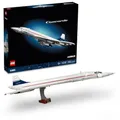 Produktbild: LEGO Icons Concorde Flugzeug-Modellbausatz für Erwachsene Flugzeug-Spielset mit authentischen Details und 3 Modi