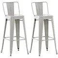 Produktbild: 2er Set Barhocker Mason Silber