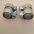 Produktbild: 2 x AUSPUFFSCHELLE SCHELLE ROHRVERBINDER 83122860 55/90MM 25Nm VW SEAT AUDI