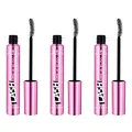 Produktbild: essence LASH LIKE A BOSS INSTANT VOLUME & LENGTH MASCARA ULTRA BLACK, Schwarz, volumengebend, schwunggebend, vegan, ohne Mikroplastikpartikel, Nanopartikel frei, ohne Parfüm, 3er Pack (3x9.5ml)