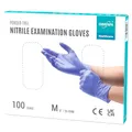 Produktbild: EUROPAPA 100x Nitrilhandschuhe Lila Box Einweghandschuhe Einmalhandschuhe Untersuchungshandschuhe Nitril Handschuhe puderfrei ohne Latex unsteril latexfrei disposible gloves