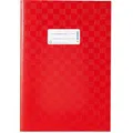 Produktbild: Herma Heftumschläge 7442, A4, rot, mit Baststruktur
