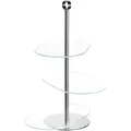 Produktbild: Etagere CENA LBH 15x24x39 cm silber