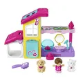 Produktbild: Fisher-Price Little People Barbie Kleinkind-Spielset und Tierstation mit Spa und Musikgeräuschen und 4 Teilen für Kinder ab 18 Monaten, HJW76
