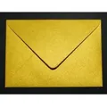 Produktbild: Briefumschläge 110x156mm 120g/qm gummiert VE=100 Stück glamour gold