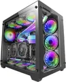 Produktbild: Mars Gaming MCV3, Tower, PC, Schwarz, ATX, EATX, micro ATX, Mini-ITX, Gaming, 16,2 cm