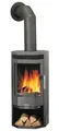 Produktbild: Kaminofen Justus Usedom 5 Stahl grau raumluftunabhängig 5kW