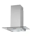Produktbild: PKM Dunstabzugshaube GS1-60CIXPH | Wandhaube | Abluft | Umluft | Edelstahlgehäuse mit Glasschirm | 60cm | 63dB